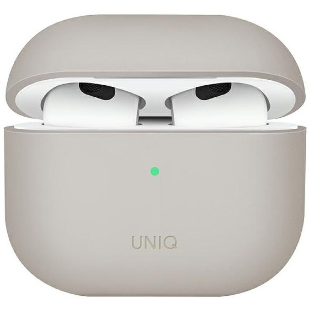Uniq Lino Hybrid Case - Σκληρή Θήκη για AirPods 3rd Gen - Ivory (UNIQ-AIRPODS(2021)-LINOIVY)