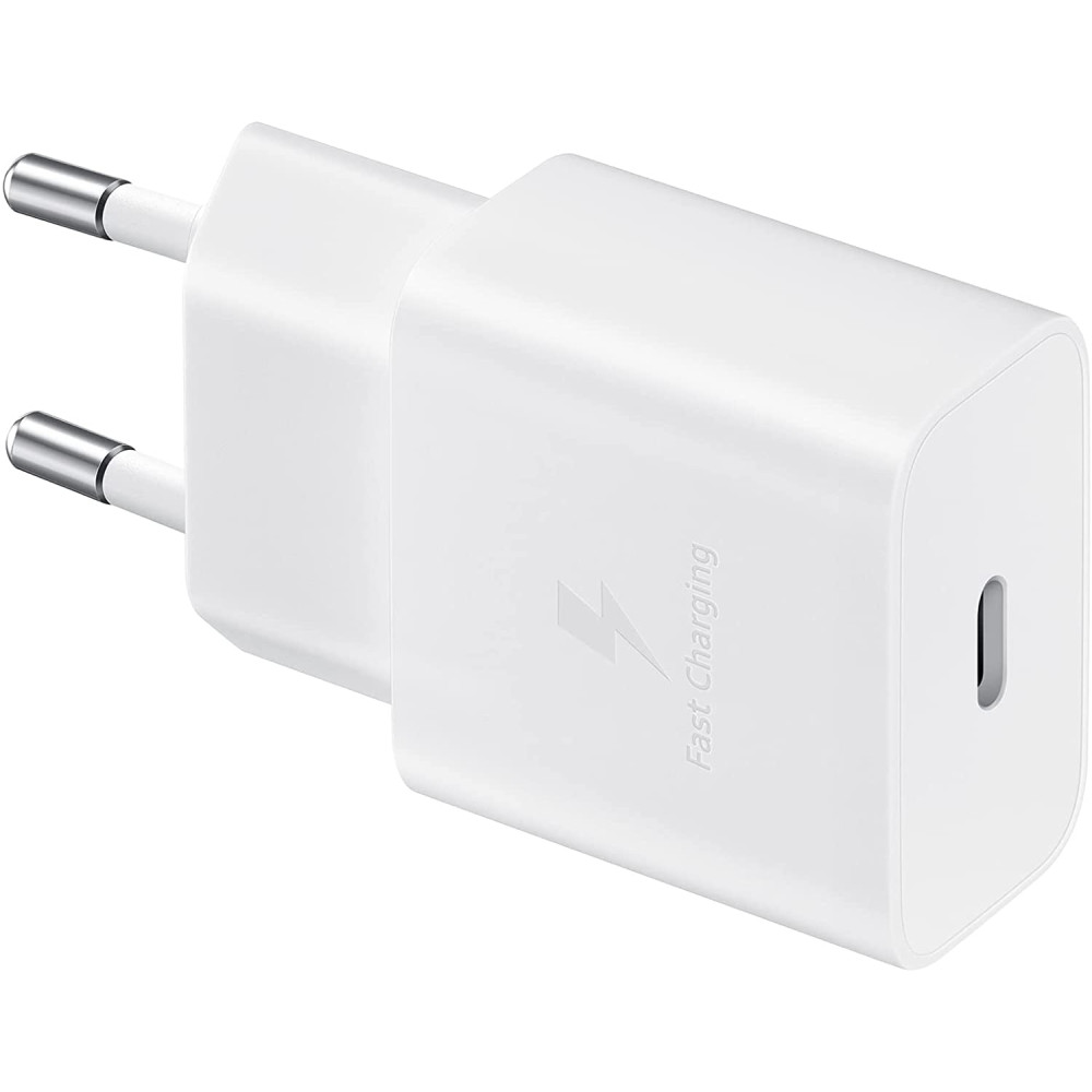 Samsung Fast Travel Charger - Ταχυφορτιστής Ταξιδιού / Αντάπτορας Με 1x Type-C - 15W - White (EP-T1510NWEGEU)