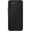 Official Samsung Leather Cover - Δερμάτινη Θήκη Samsung Galaxy S22 Plus 5G - Black (EF-VS906LBEGWW)