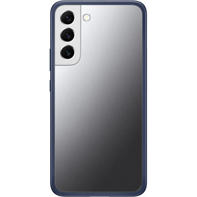 Samsung Frame Cover - Σετ Θήκη με 2 x Tempered Glass Πλάτης - Samsung Galaxy S22 Plus 5G - Navy (EF-MS906CNEGWW)