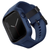 Uniq Monos Unibody Λουράκι Σιλικόνης με Θήκη - Apple Watch SE/9/8/7/6/5/4 (45/44mm) - Marine Blue (UNIQ-45MM-MONOSBLU)