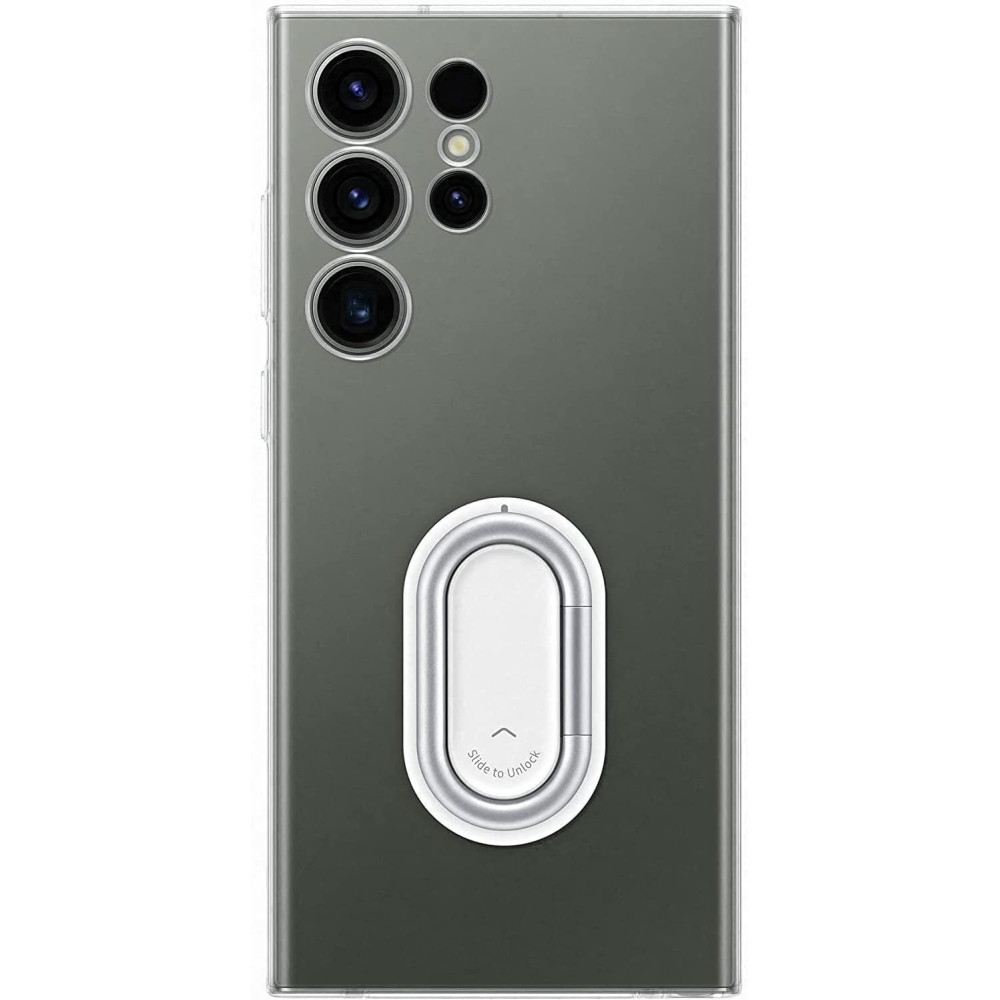 Official Samsung Clear Gadget Cover - Διάφανη Θήκη με Finger Holder - Samsung Galaxy S23 Ultra - Transparent (EF-XS918CTEGWW)