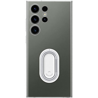 Official Samsung Clear Gadget Cover - Διάφανη Θήκη με Finger Holder - Samsung Galaxy S23 Ultra - Transparent (EF-XS918CTEGWW)