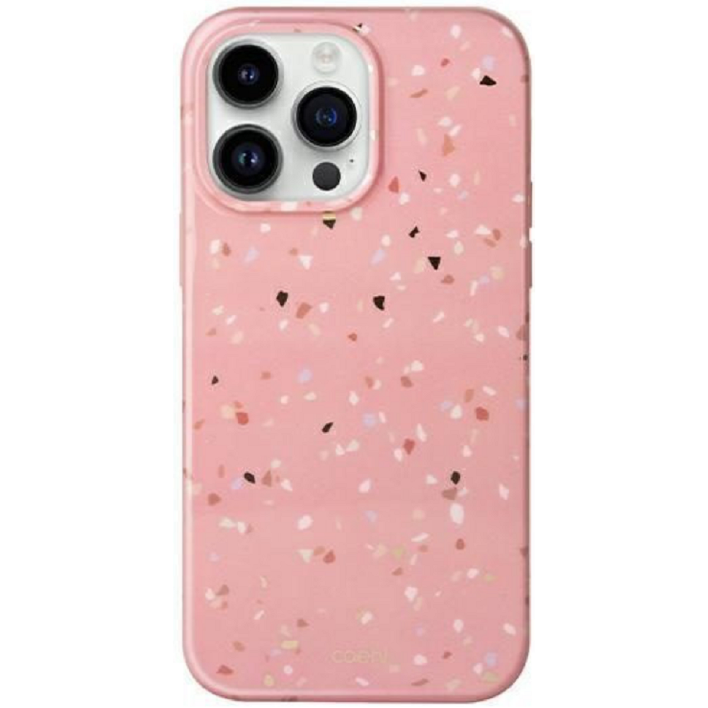 Uniq Coehl Terrazzo - Ανθεκτική Θήκη Superior Hybrid - Apple iPhone 14 Pro - Coral Pink (UNIQ-IP6.1P(2022)-TEZCPK)