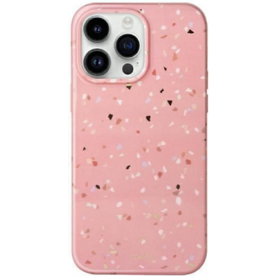 Uniq Coehl Terrazzo - Ανθεκτική Θήκη Superior Hybrid - Apple iPhone 14 Pro - Coral Pink (UNIQ-IP6.1P(2022)-TEZCPK)