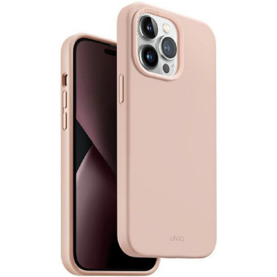 Uniq Lino - Ανθεκτική Σκληρή Θήκη με 2 x Πλαίσια Κάμερας - Apple iPhone 14 Pro - Pink (UNIQ-IP6.1P(2022)-LINOPNK)