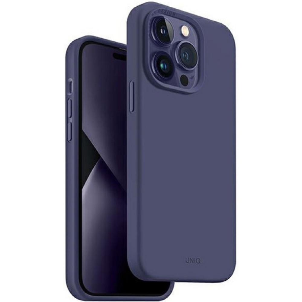 Uniq Lino - Ανθεκτική Σκληρή Θήκη με 2 x Πλαίσια Κάμερας - Apple iPhone 14 Pro - Purple (UNIQ-IP6.1P(2022)-LINOPUR)