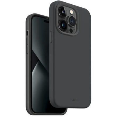 Uniq Lino Hue MagClick - Ανθεκτική Σκληρή Θήκη MagSafe με 2 x Πλαίσια Κάμερας - Apple iPhone 14 Pro - Grey (UNIQ-IP6.1P(2022)-LINOHMGRY)