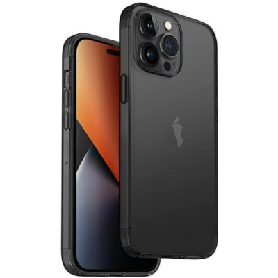 Uniq AirFender - Ανθεκτική Θήκη Σιλικόνης - Apple iPhone 14 Pro - Smoke (UNIQ-IP6.1P(2022)-AIRFGRY)