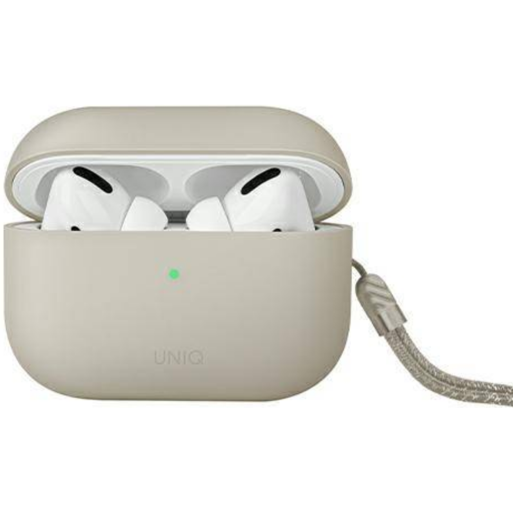 Uniq Lino Hybrid Case - Σκληρή Θήκη για AirPods Pro 2nd Gen - Ivory (UNIQ-AIRPODSPRO2-LINOIVY)