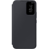 Official Samsung S View Wallet Cover - Θήκη Flip με Ενεργό Πορτάκι Samsung Galaxy A34 - Black (EF-ZA346CBEGWW)