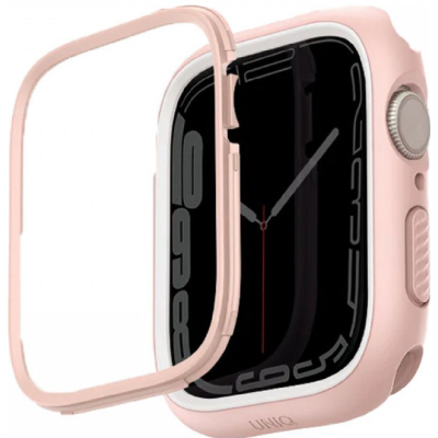 Uniq Moduo Case - Θήκη Apple Watch SE/9/8/7/6/5/4 (45/44mm) - Pink / White (UNIQ-45MM-MDPNKWHT)
