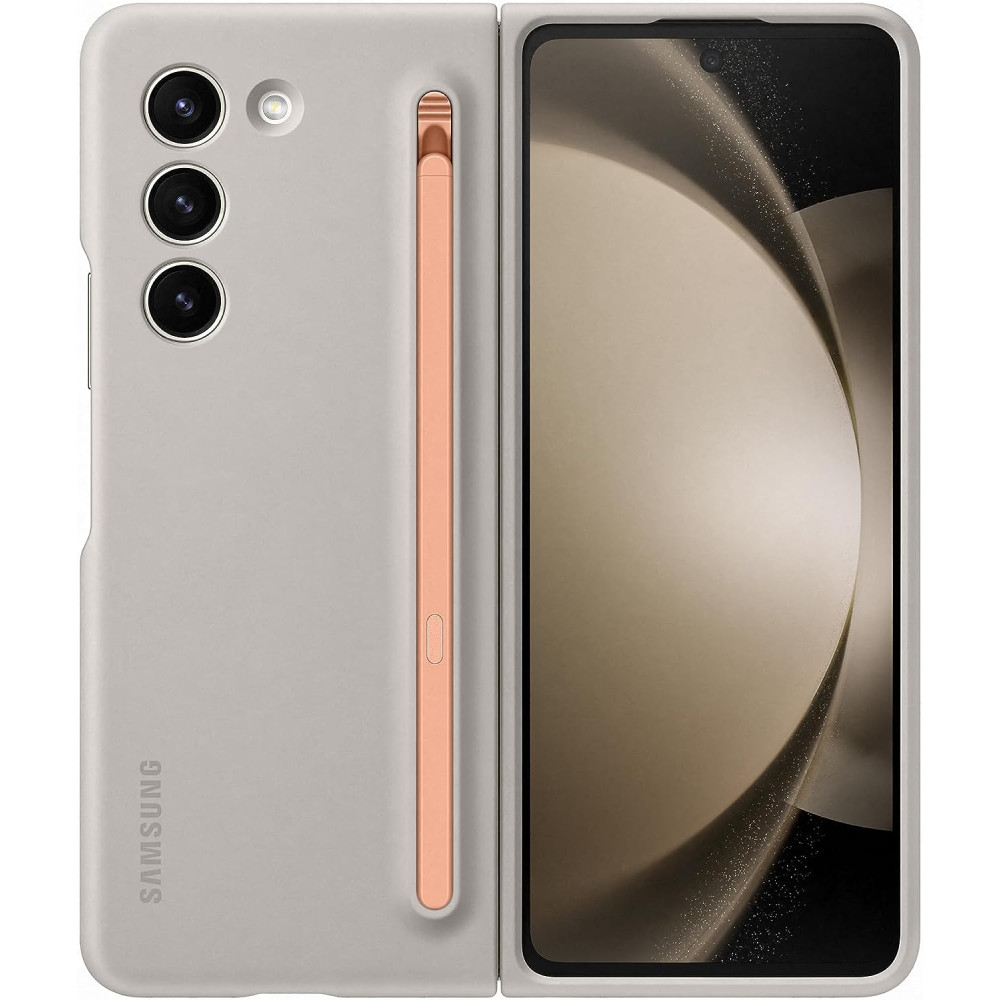 Official Samsung Slim S-Pen - Σκληρή Θήκη Samsung Galaxy Z Fold5 με S Pen - Sand (EF-OF94PCUEGWW)