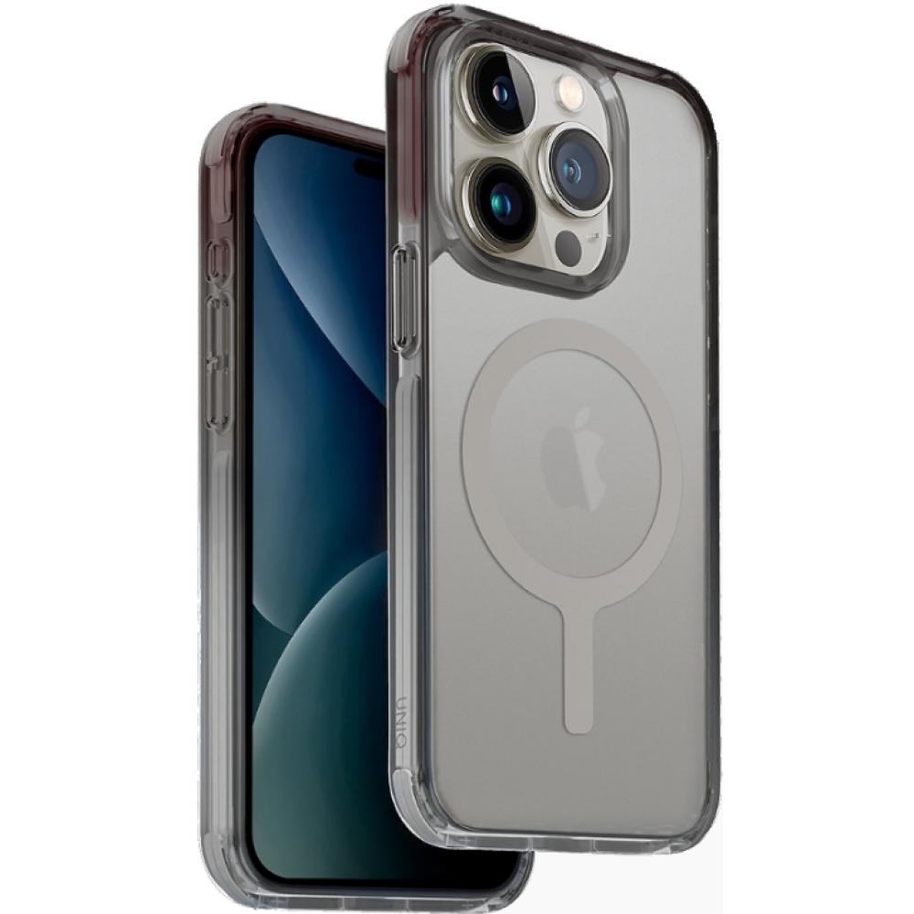Uniq Combat Duo Series - Ανθεκτική Διάφανη MagSafe Θήκη - Apple iPhone 15 Pro Max - Dusty Blue / Grey (UNIQ-IP6.7P(2023)-CDDBLGRY)