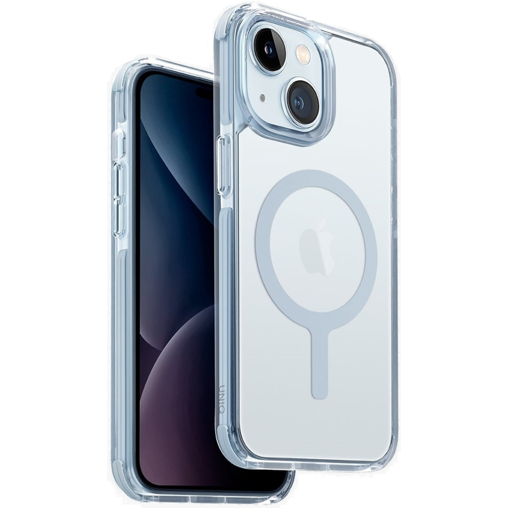 Uniq Combat Duo Series - Ανθεκτική Διάφανη MagSafe Θήκη - Apple iPhone 15 - Ice Blue (UNIQ-IP6.1(2023)-COMAFMIBLU)