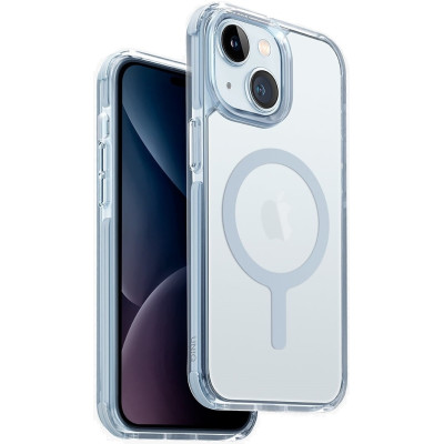 Uniq Combat Duo Series - Ανθεκτική Διάφανη MagSafe Θήκη - Apple iPhone 15 - Ice Blue (UNIQ-IP6.1(2023)-COMAFMIBLU)