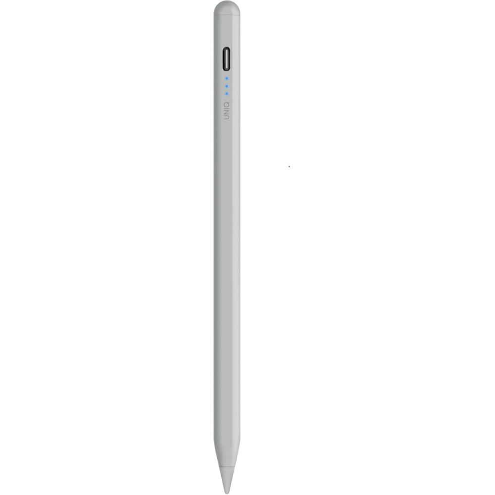 Uniq Pixo Lite Smart Magnetic Stylus for iPad - Μαγνητική Ψηφιακή Γραφίδα Αφής με Palm Rejection για iPad - Grey (UNIQ-PIXOLITE-GREY)