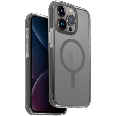 Θήκη Apple iPhone 15 Pro Max - Uniq Combat MagClick Ανθεκτική Ημιδιάφανη με MagSafe - Frost Grey (UNIQ-IP6.7P(2023)-COMAFMFGY)