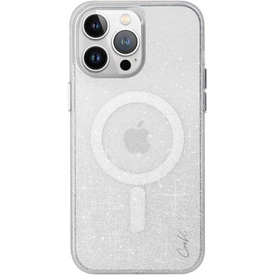 Θήκη Apple iPhone 15 Pro Max - Uniq Coehl Lumino Ανθεκτική Διάφανη με MagSafe - Sparkling Silver (UNIQ-IP6.7P(2023)-LUMMSSIL)