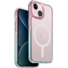 Uniq Combat Duo Series - Ανθεκτική Διάφανη MagSafe Θήκη - Apple iPhone 15 - Sky Blue / Powder Pink (UNIQ-IP6.1(2023)-CDSBLPPK)