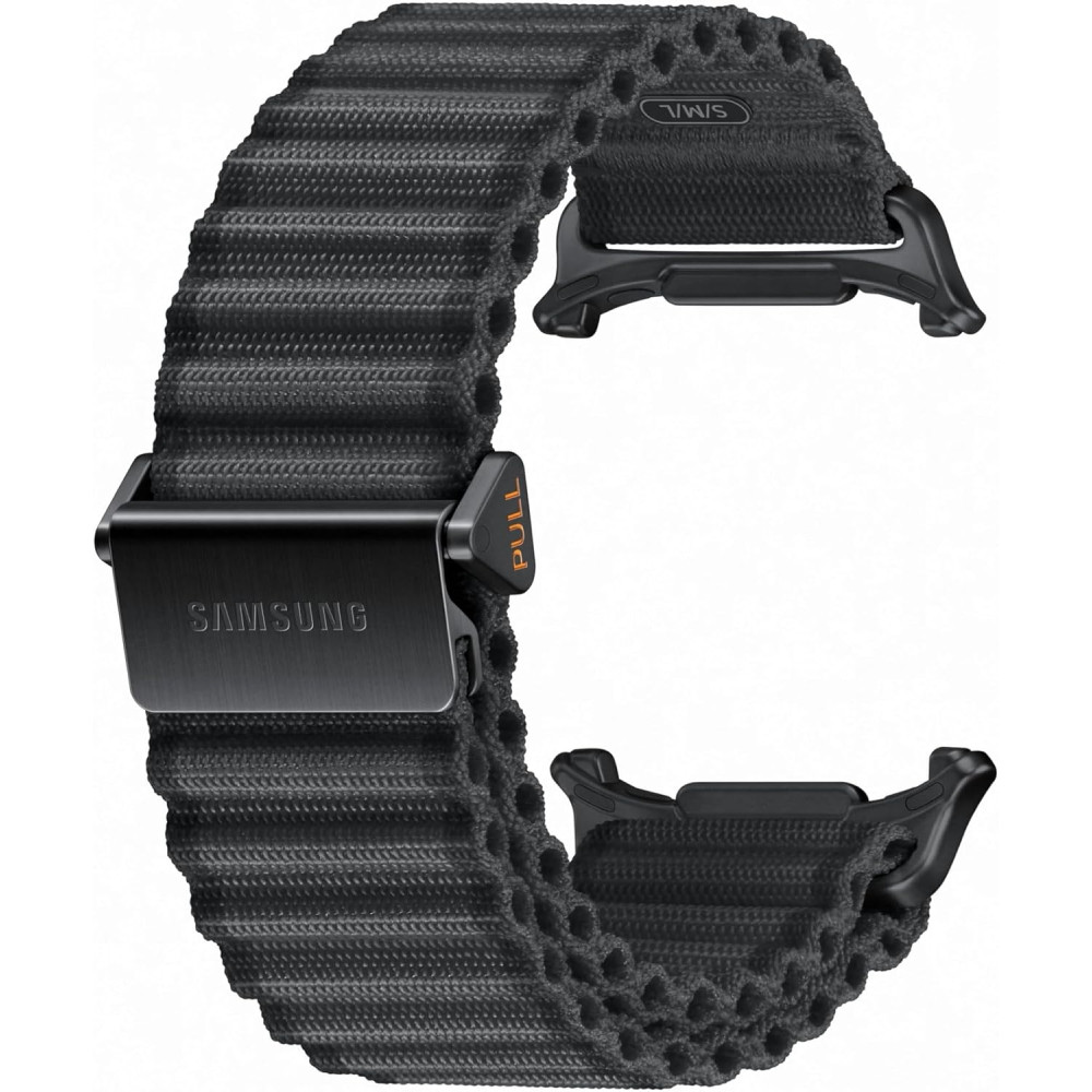 Υφασμάτινο Λουράκι - Samsung Galaxy Watch Ultra 2025 / 2024 47mm - Official Samsung Trail Band - Dark Gray (ET-SVL70MBEGEU)