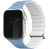 Uniq Revix Evo - Αναστρέψιμο Μαγνητικό Λουράκι Premium Σιλικόνης - Apple Watch SE/11/10/9/8/7/6/5/4 (42/41/40mm) - Powder Blue / White (UNIQ-41MM-REVEPBLUWHT)
