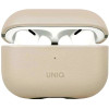 Uniq Lyden Duo Series - Premium Σκληρή Θήκη από Vegan Δέρμα με Λουράκι Χειρός - Apple AirPods Pro 2nd Gen - Ivory / Lichen Green (UNIQ-AIRPODSPRO2-LDSIVYLGRN)