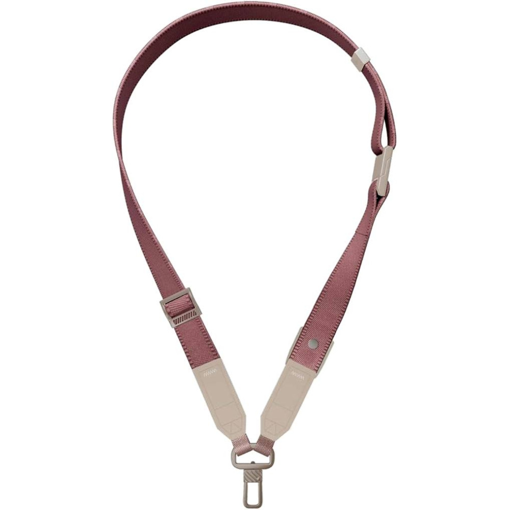 Uniq 2in1 Vista Lanyard and Hand Strap - Universal Αποσπώμενο Λουράκι Λαιμού & Χειρός για Θήκες Κινητών / Smartphones - Light Burgundy (UNIQ-VISTA2IN1-LBGUNDY)