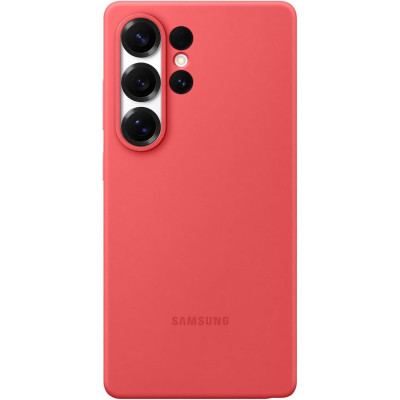 Θήκη Samsung Galaxy S25 Ultra Official Samsung Silicone Case Σιλικόνης - Red (EF-PS938CREGWW)