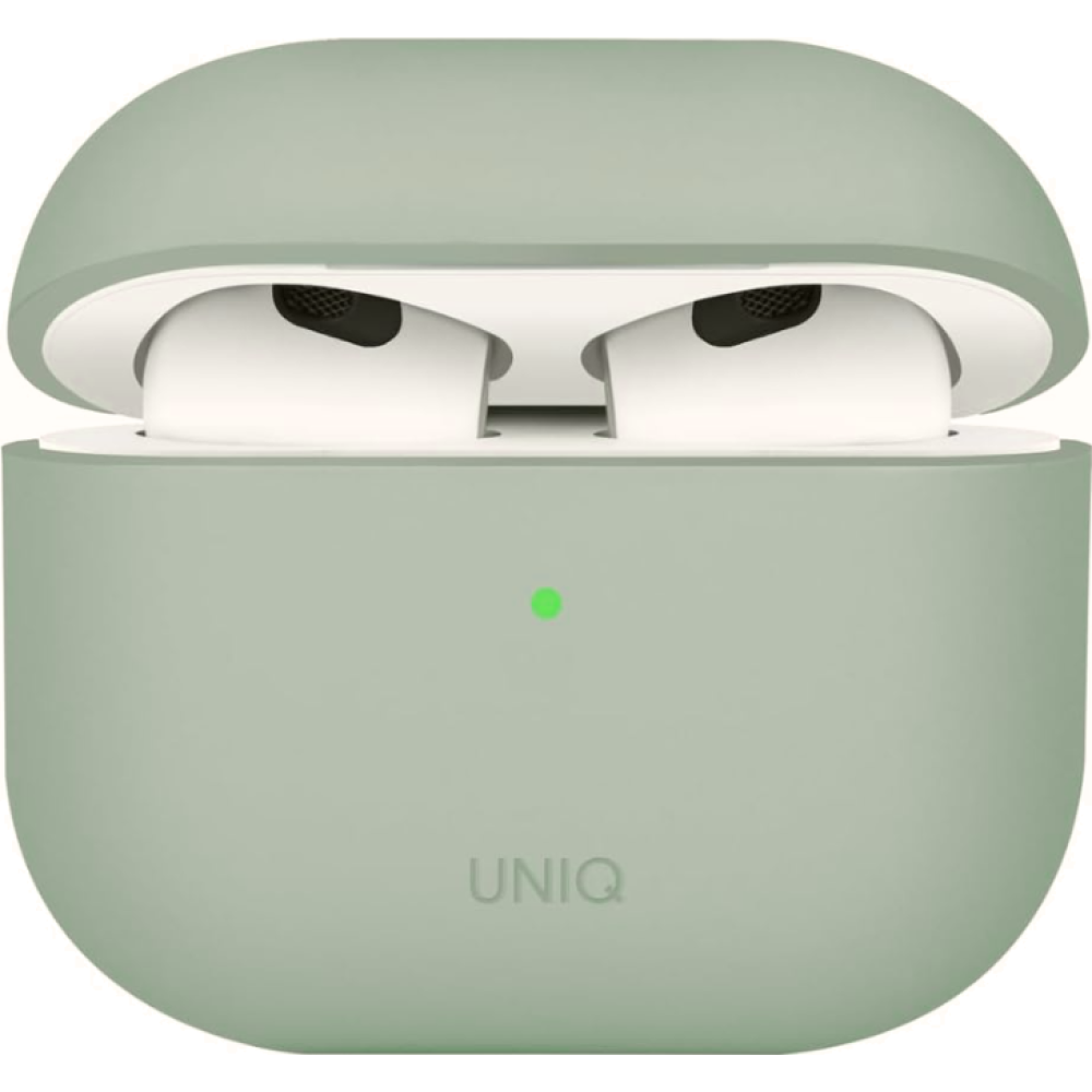 Θήκη AirPods 4th Gen Uniq Lino Σκληρή - Iceplant Green (UNIQ-AIRPODS(2024)-LINOIGRN)