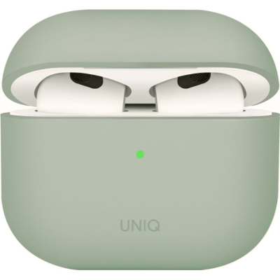Θήκη AirPods 4th Gen Uniq Lino Σκληρή - Iceplant Green (UNIQ-AIRPODS(2024)-LINOIGRN)