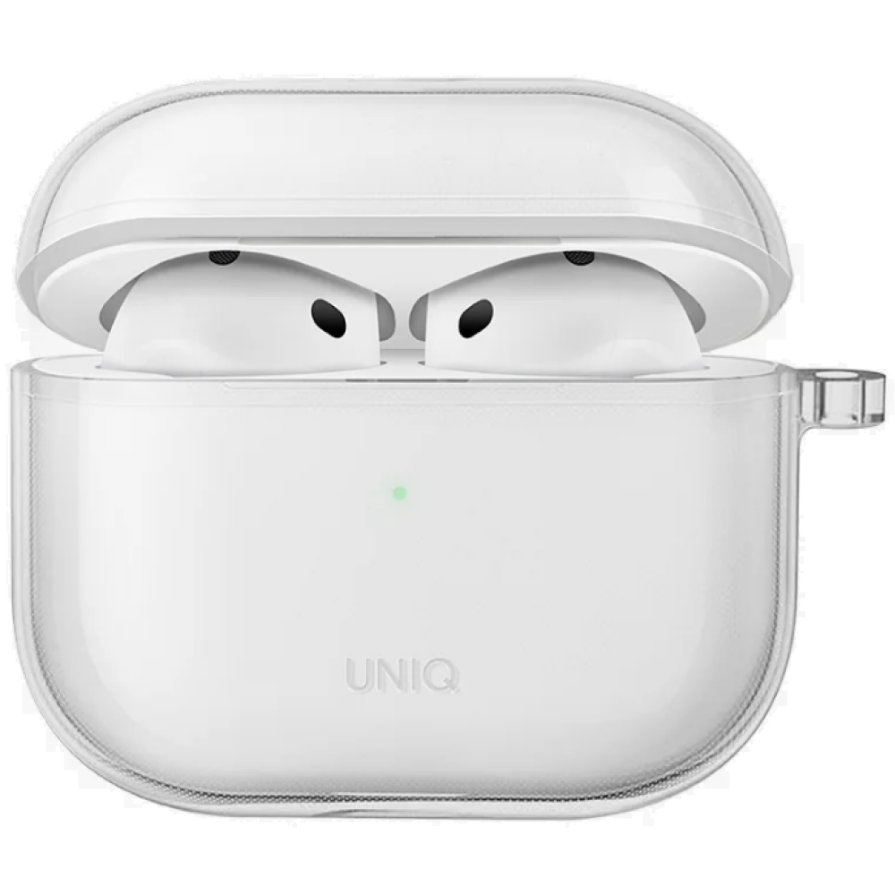 Θήκη AirPods 4th Gen Uniq Glase Case Διάφανη Σιλικόνης - Clear (UNIQ-AIRPODS(2024)-GLSCLR)