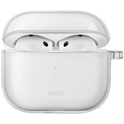 Θήκη AirPods 4th Gen Uniq Glase Case Διάφανη Σιλικόνης - Clear (UNIQ-AIRPODS(2024)-GLSCLR)