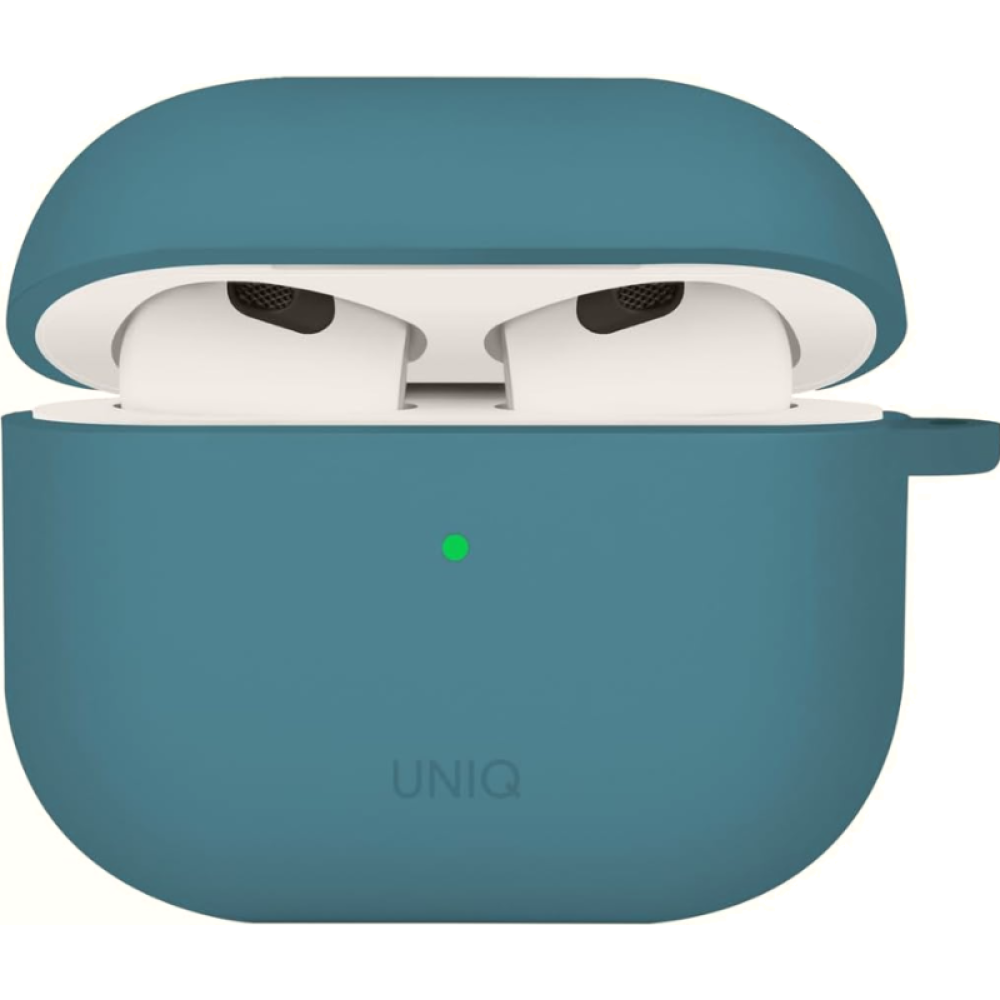Θήκη AirPods 4th Gen Uniq Nexo Σκληρή με Ear Hooks / Άγκιστρα Αυτιών - Pacific Blue (UNIQ-AIRPODS(2024)-NEXOPBLU)