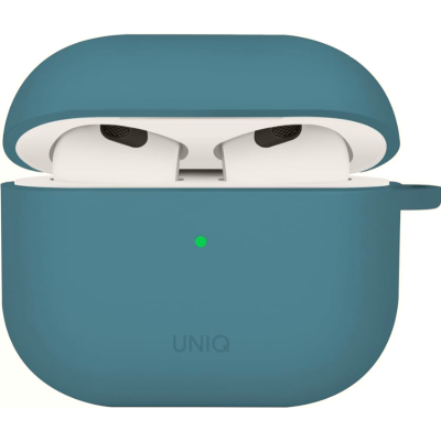 Θήκη AirPods 4th Gen Uniq Nexo Σκληρή με Ear Hooks / Άγκιστρα Αυτιών - Pacific Blue (UNIQ-AIRPODS(2024)-NEXOPBLU)