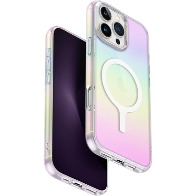 Θήκη iPhone 16 Pro Max Uniq Iridescia Ανθεκτική & Ιριδίζουσα με MagSafe - Holo Quartz (UNIQ-IP6.9P(2024)-IRDMHQTZ)