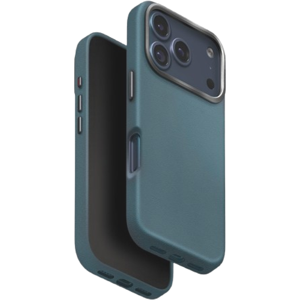 Θήκη iPhone 17 Pro Max Uniq Lyden Ανθεκτική με MagSafe από Premium Vegan Δέρμα & Μεταλλικό Πλαίσιο Κάμερας - Ash Blue (UNIQ-IP6.9P(2025)-LYDMABLU)