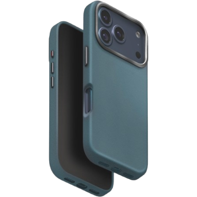 Θήκη iPhone 17 Pro Max Uniq Lyden Ανθεκτική με MagSafe από Premium Vegan Δέρμα & Μεταλλικό Πλαίσιο Κάμερας - Ash Blue (UNIQ-IP6.9P(2025)-LYDMABLU)