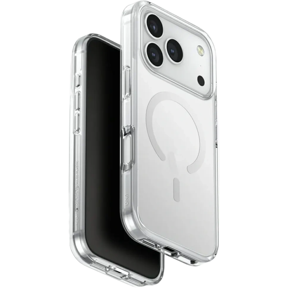 Θήκη iPhone 17 Pro Uniq Clario Ανθεκτική Eco-Friendly Διάφανη με MagSafe - Lucent Clear (UNIQ-IP6.3P(2025)-CLARMLCLR)