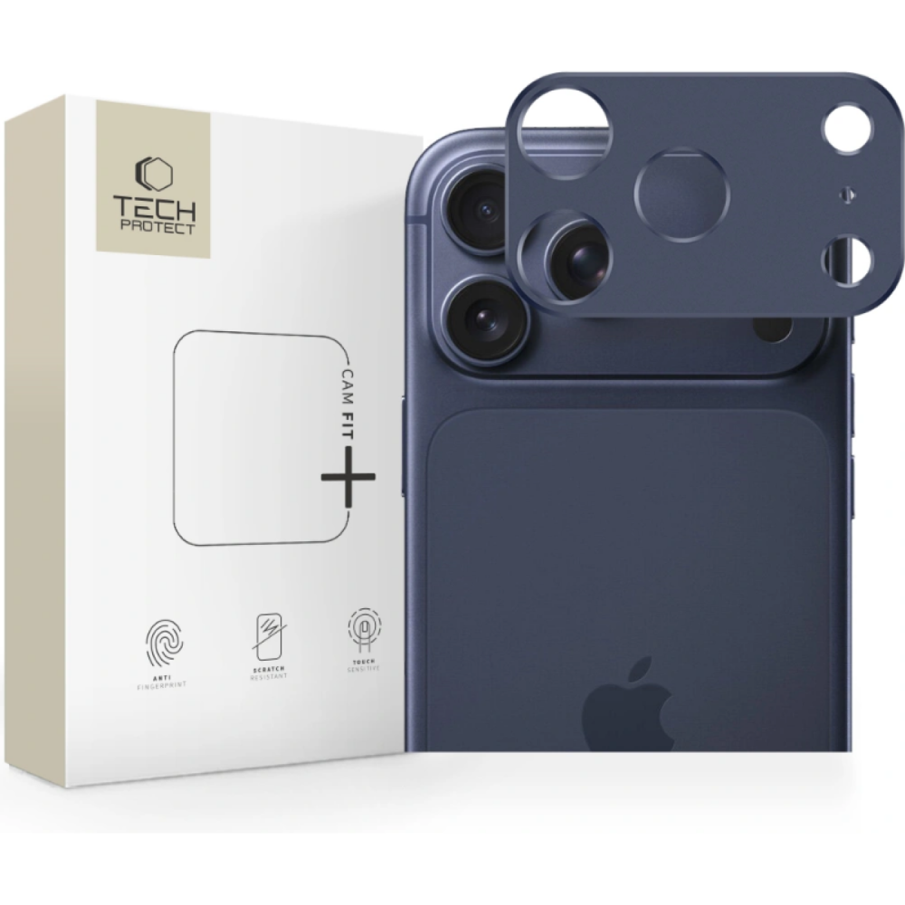 Κάλυμμα Κάμερας iPhone 17 Pro Tech-Protect Camalloy Fit+ Προστατευτικό Μεταλλικό - Deep Blue (5906302334544)