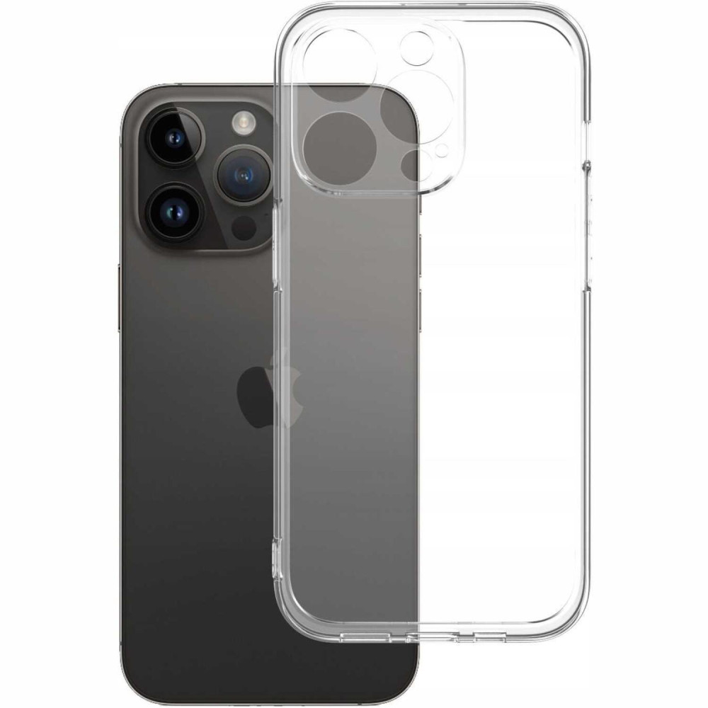 Θήκη iPhone 14 Pro Spacecase Clear Case Διάφανη Σιλικόνης 1mm - Transparent (5905719106300)