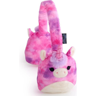 Bluetooth Ακουστικά Lazerbuilt Jazwares Original Squishmallows Λούτρινα Ασύρματα Κεφαλής για Παιδιά με Μικρόφωνο - Lola the Unicorn (HMSQM-BT-LOLA)