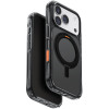 Θήκη iPhone 17 Pro Uniq Swivix Ανθεκτική Ημιδιάφανη με MagSafe & Περιστρεφόμενο KickStand - Carbon Black (UNIQ-IP6.3P(2025)-SWVCBLK)