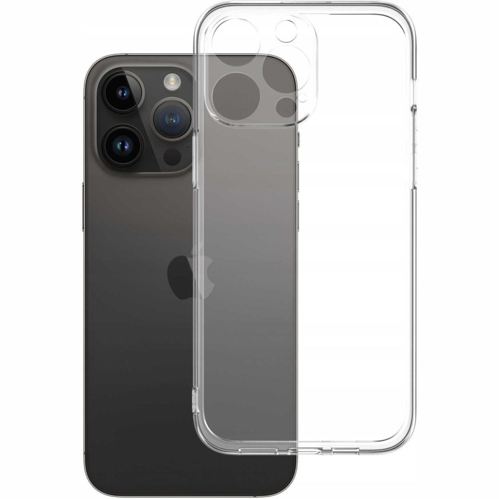 Θήκη iPhone 14 Pro Max Spacecase Clear Case Διάφανη Σιλικόνης 1mm - Transparent (5905719106317)