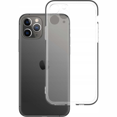 Θήκη iPhone 11 Pro Spacecase Clear Case Διάφανη Σιλικόνης 1mm - Transparent (5905719106195)