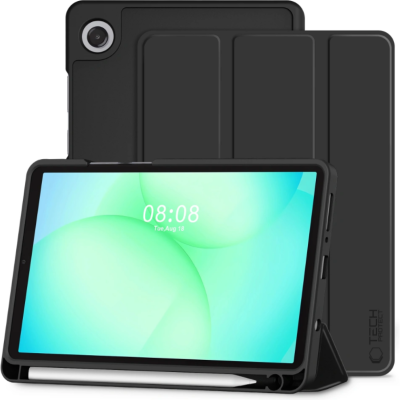 Θήκη Samsung Galaxy Tab A11 / A9 8.7" X133 / X135 / X110 / X115 Tech-Protect SC Pen Smartcase Flip με Υποδοχή για Γραφίδα - Black (5906302334964)