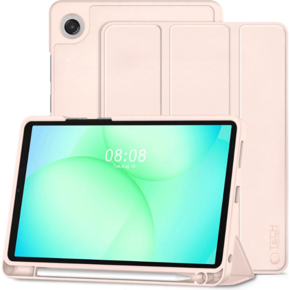 Θήκη Samsung Galaxy Tab A11 / A9 8.7" X133 / X135 / X110 / X115 Tech-Protect SC Pen Smartcase Flip με Υποδοχή για Γραφίδα - Pink (5906302334971)