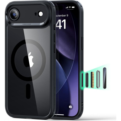 Θήκη iPhone Air ESR Classic Hybrid Magnetic Ανθεκτική με MagSafe & Κάλυμμα για Camera Control - Clear / Black (4894240282991)