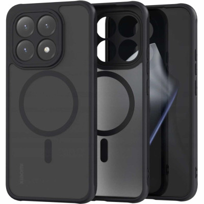 Θήκη Xiaomi 15T Spacecase Hybrid MagSafe Σκληρή Ημιδιάφανη με MagSafe - Black (5905719132774)