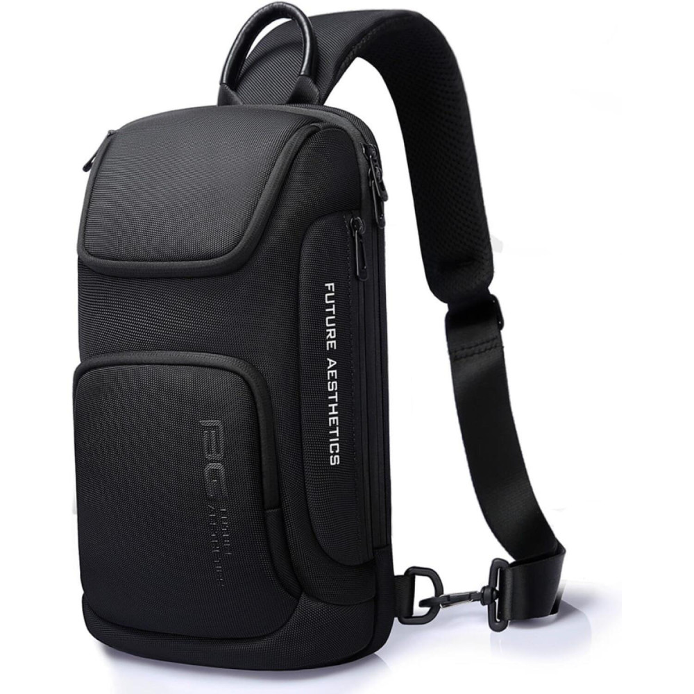 Ανδρικό Τσαντάκι Bange 7565 Ώμου / Χιαστί Crossbody 6.5L - Black